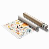 Personalized Children's Art Prints – Floral Girl Wall Decor