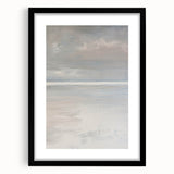 Black landscape frame with mat showcasing a vibrant nature scene, designed for modern decor. Ideal for enhancing living spaces with artistic elegance.