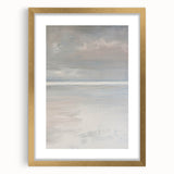 Elegant gold-framed landscape artwork with a mat, showcasing serene nature scenes. Perfect for home decor, it enhances any living space with a touch of sophistication.