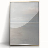 Framed acrylic artwork showcasing a stunning landscape design with gold accents, perfect for home decor. Ideal for modern interiors, adding elegance and warmth.