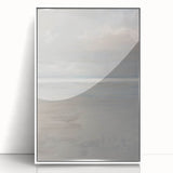 Framed acrylic landscape art featuring vibrant colors and intricate details, set in a sleek white frame, ideal for modern home decor. Perfect for enhancing interior aesthetics with nature-inspired themes.