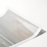 Rolled landscape art print showcasing a vibrant and colorful nature scene, featuring lush greenery and a serene sky, carefully packaged in a protective cardboard tube.