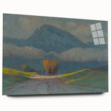 Modern Wall Art Print - Hay Weighing by Csordák - Tranquil Landscape Decor