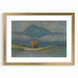 Modern Wall Art Print - Hay Weighing by Csordák - Tranquil Landscape Decor