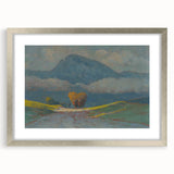 Modern Wall Art Print - Hay Weighing by Csordák - Tranquil Landscape Decor