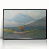 Modern Wall Art Print - Hay Weighing by Csordák - Tranquil Landscape Decor