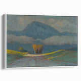 Modern Wall Art Print - Hay Weighing by Csordák - Tranquil Landscape Decor