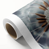 Art deco poster featuring a floral design in muted gold and green tones on rolled canvas, ideal for dining room wall art.