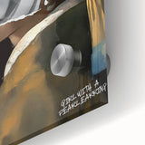 Modern Pop Art Girl with a Pearl Earring - Contemporary Canvas Print