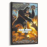 Retro King Kong Lives Poster Art - Vintage Monster Movie Prints