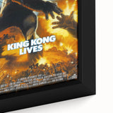 Retro King Kong Lives Poster Art - Vintage Monster Movie Prints
