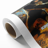 Retro King Kong Lives Poster Art - Vintage Monster Movie Prints