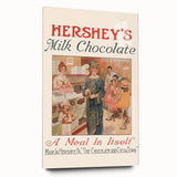 Vintage Hershey's Milk Chocolate Retro Wall Art