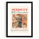 Vintage Hershey's Milk Chocolate Retro Wall Art