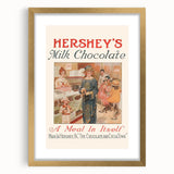 Vintage Hershey's Milk Chocolate Retro Wall Art