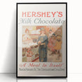 Vintage Hershey's Milk Chocolate Retro Wall Art