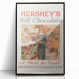 Vintage Hershey's Milk Chocolate Retro Wall Art
