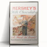 Vintage Hershey's Milk Chocolate Retro Wall Art
