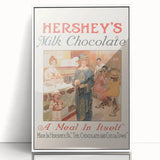 Vintage Hershey's Milk Chocolate Retro Wall Art