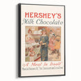 Vintage Hershey's Milk Chocolate Retro Wall Art