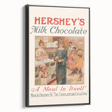 Vintage Hershey's Milk Chocolate Retro Wall Art
