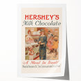 Vintage Hershey's Milk Chocolate Retro Wall Art