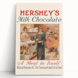 Vintage Hershey's Milk Chocolate Retro Wall Art