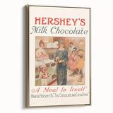 Vintage Hershey's Milk Chocolate Retro Wall Art
