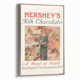 Vintage Hershey's Milk Chocolate Retro Wall Art