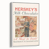 Vintage Hershey's Milk Chocolate Retro Wall Art