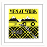 Men at Work Retro Wall Art – Business as Usual Vintage Print