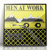 Men at Work Retro Wall Art – Business as Usual Vintage Print