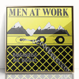 Men at Work Retro Wall Art – Business as Usual Vintage Print