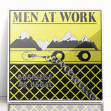 Men at Work Retro Wall Art – Business as Usual Vintage Print