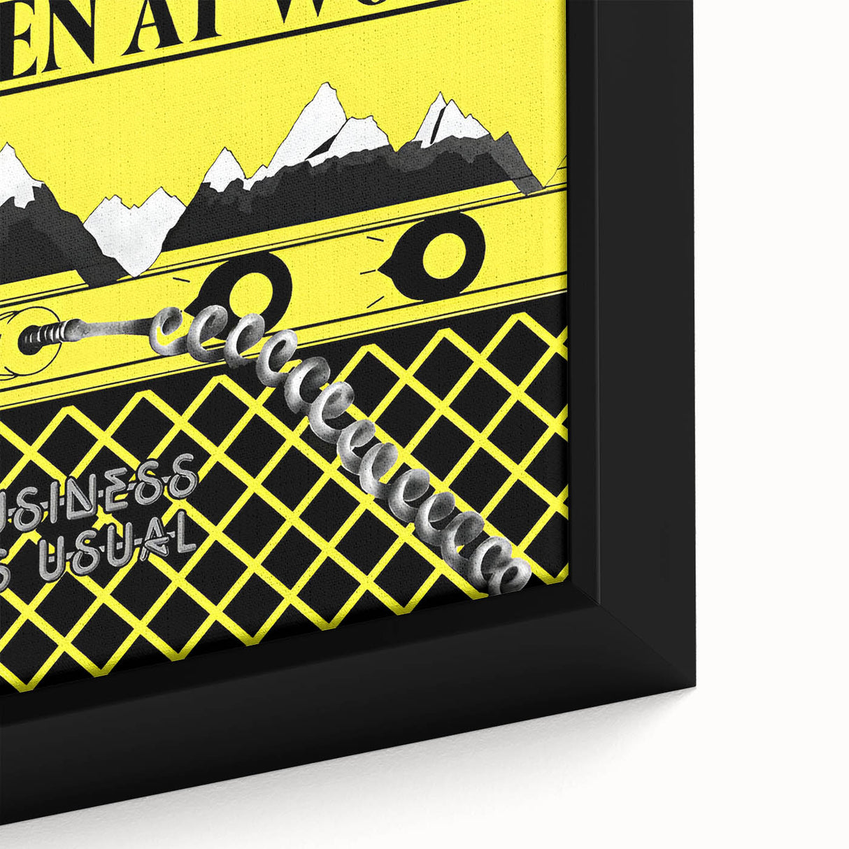 Men at Work Retro Wall Art – Business as Usual Vintage Print
