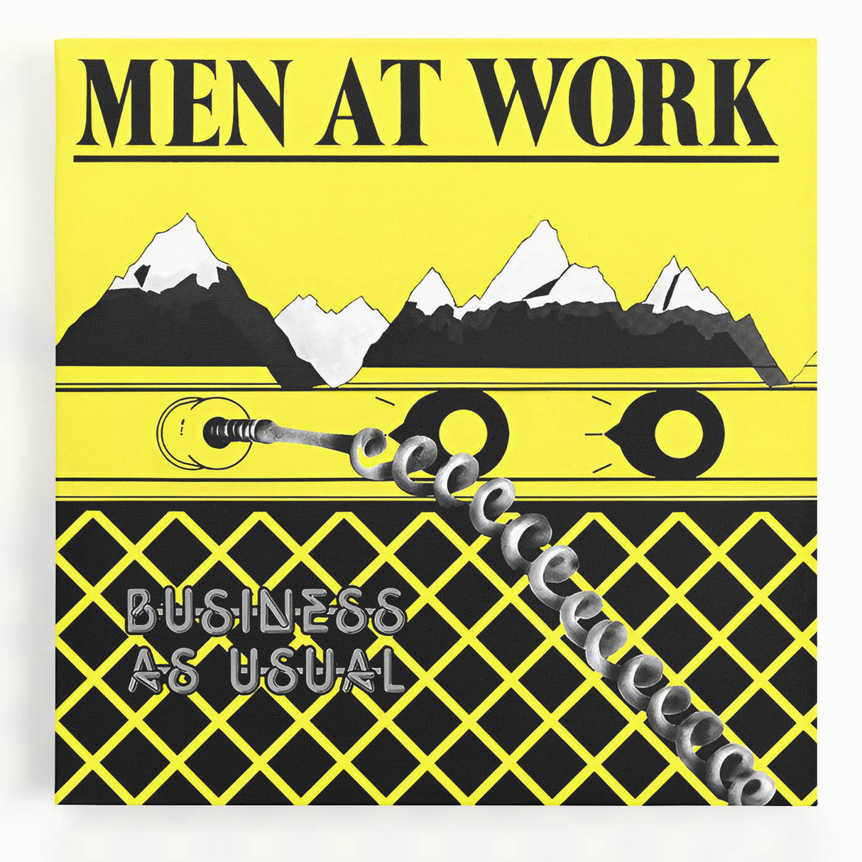 Men at Work Retro Wall Art – Business as Usual Vintage Print