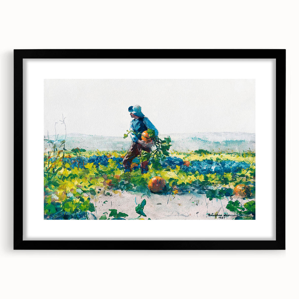 Charming Realism Farm Scene | For to Be a Farmer’s Boy by Winslow Homer