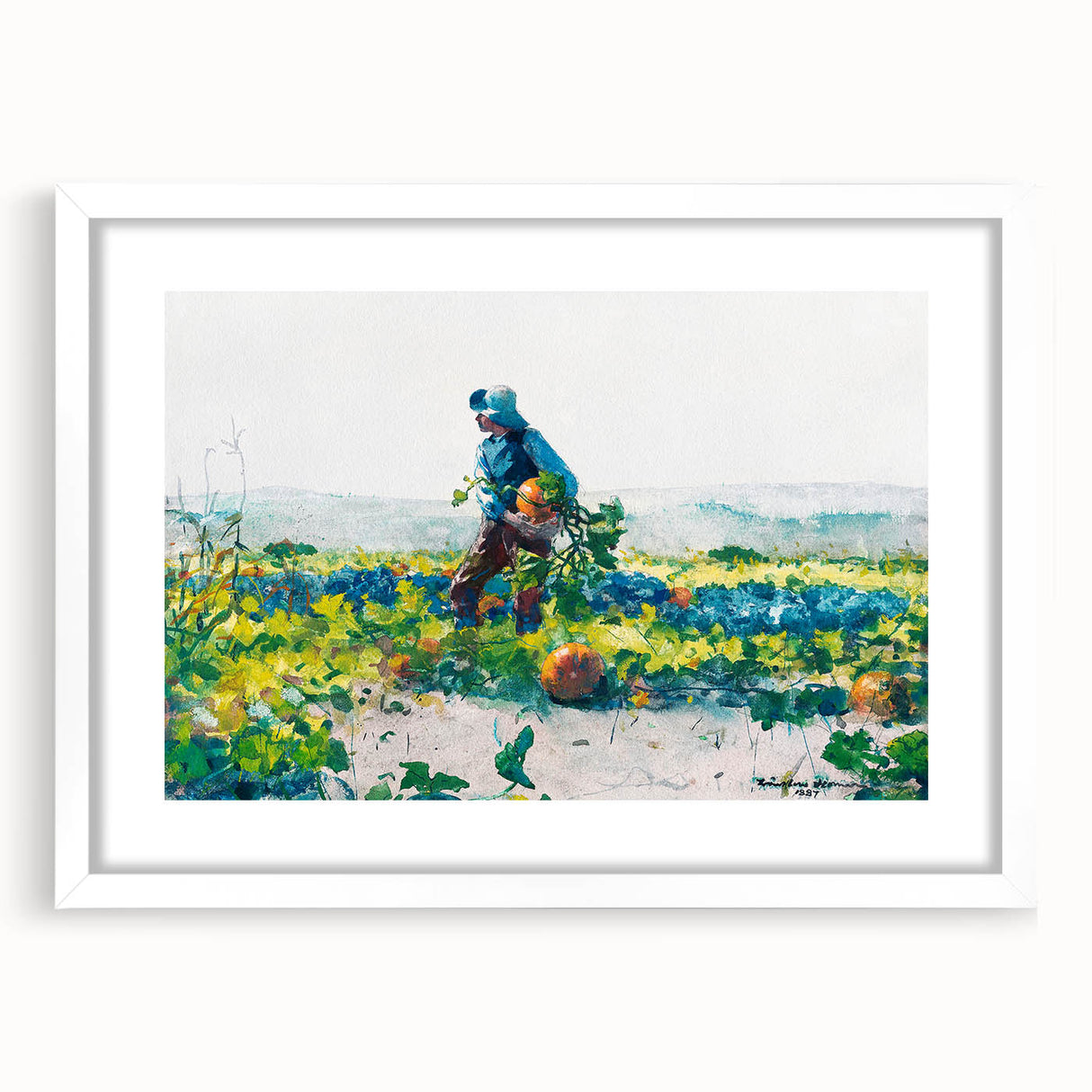 Charming Realism Farm Scene | For to Be a Farmer’s Boy by Winslow Homer