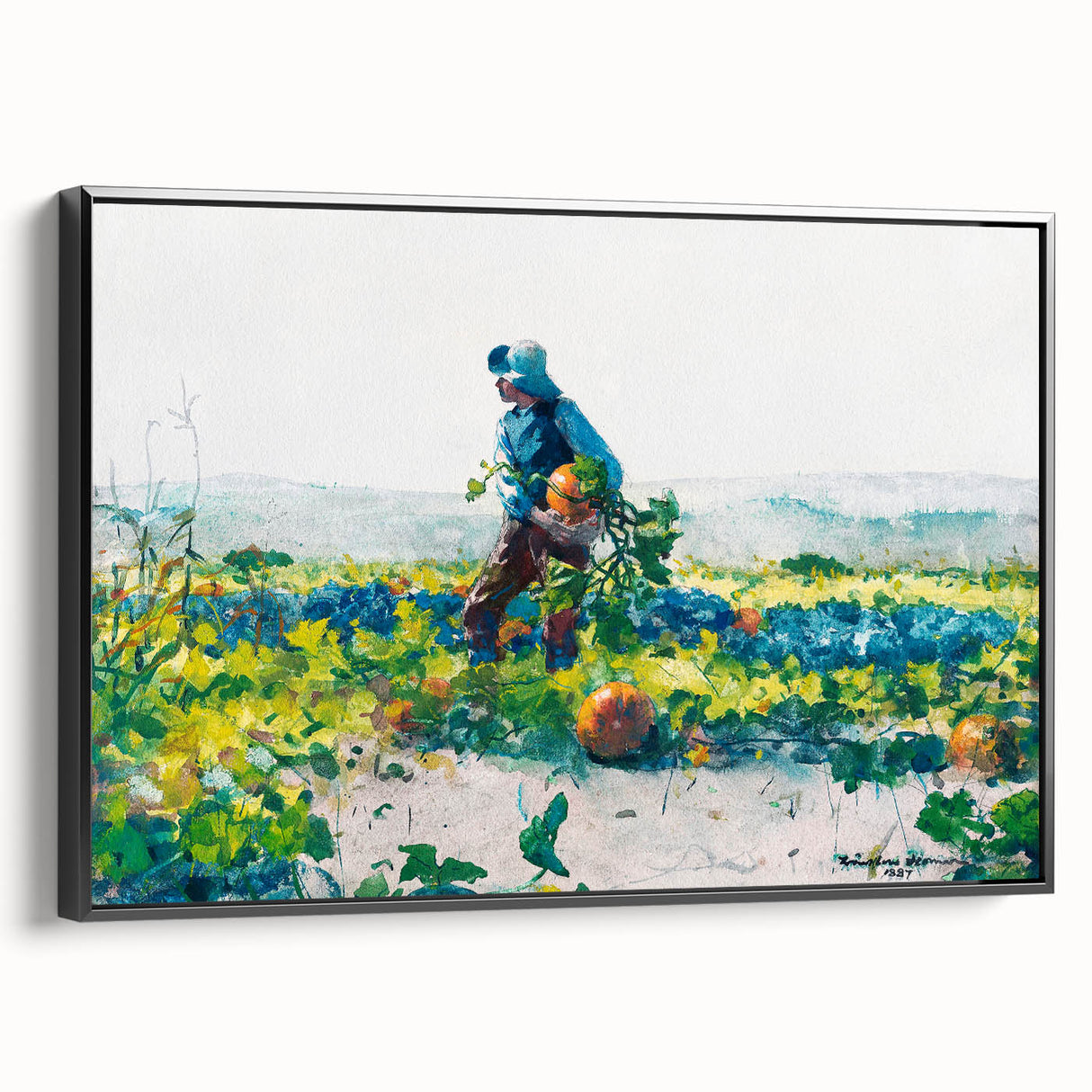 Charming Realism Farm Scene | For to Be a Farmer’s Boy by Winslow Homer