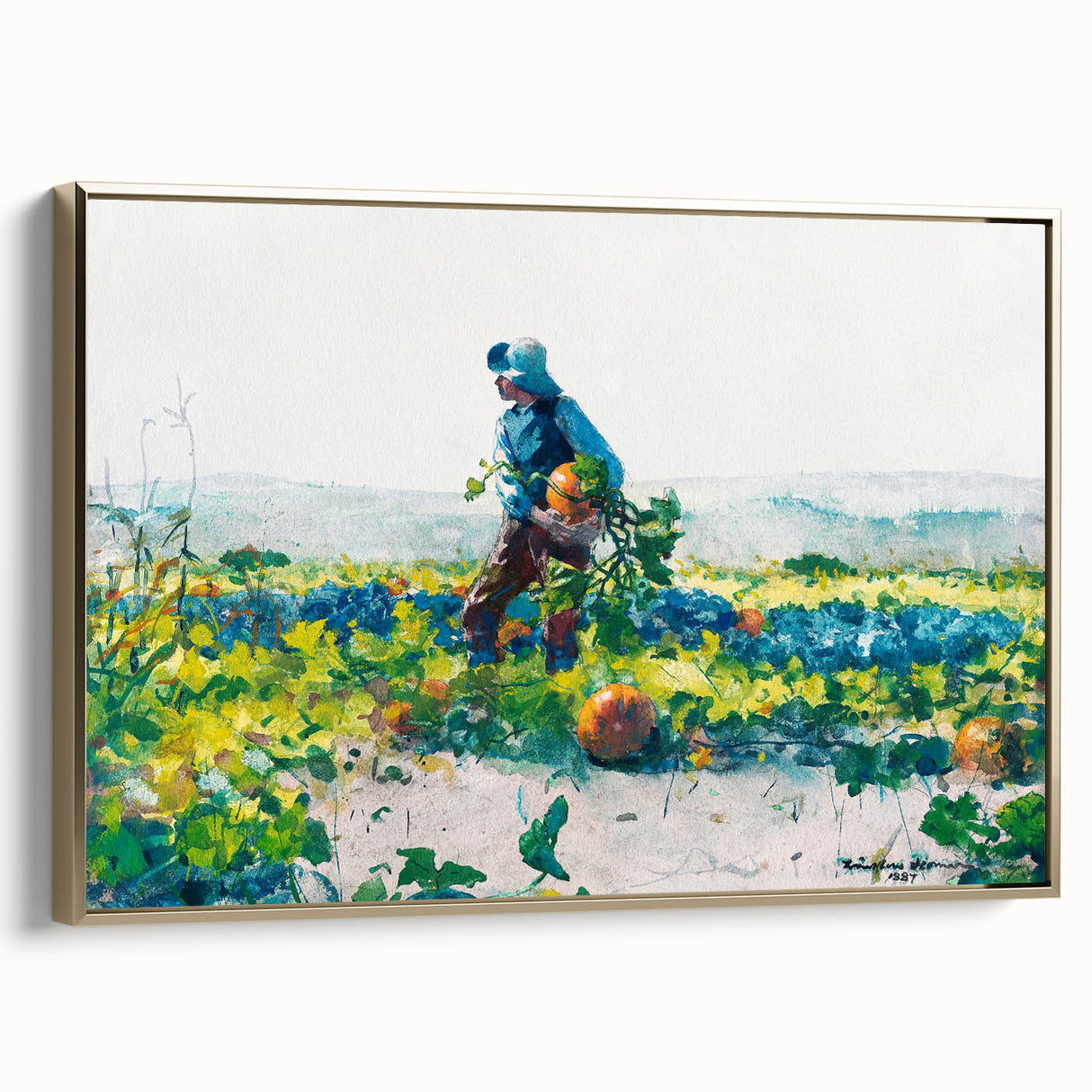 Charming Realism Farm Scene | For to Be a Farmer’s Boy by Winslow Homer