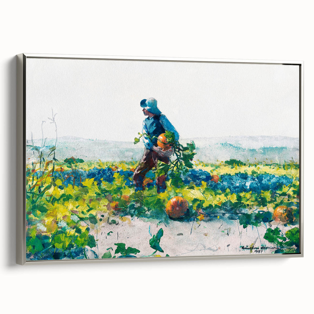 Charming Realism Farm Scene | For to Be a Farmer’s Boy by Winslow Homer