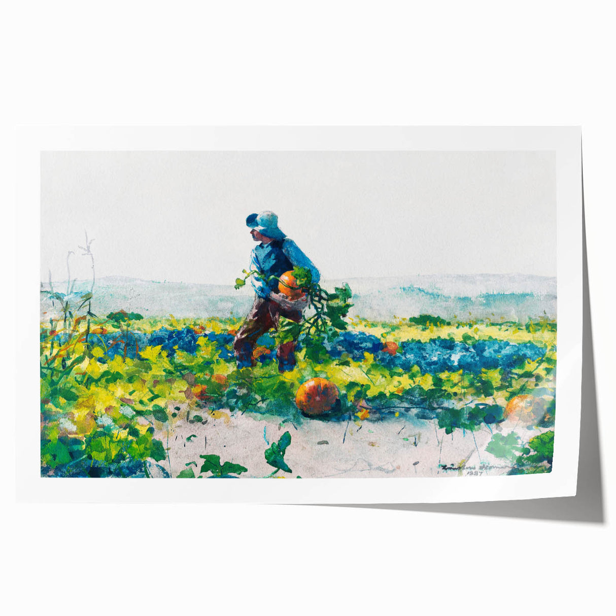 Charming Realism Farm Scene | For to Be a Farmer’s Boy by Winslow Homer