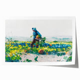 Charming Realism Farm Scene | For to Be a Farmer’s Boy by Winslow Homer