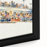 Stadium Crowd Watercolor - Boys Room Wall Art Kids Wall Art Prints