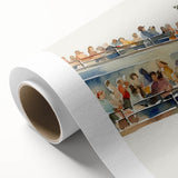 Stadium Crowd Watercolor - Boys Room Wall Art Kids Wall Art Prints