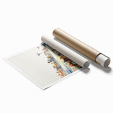 Stadium Crowd Watercolor - Boys Room Wall Art Kids Wall Art Prints