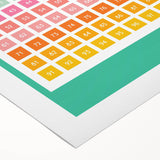 Learning Posters for Kids - Counting 1 to 100 Educational Wall Art