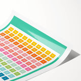 Learning Posters for Kids - Counting 1 to 100 Educational Wall Art