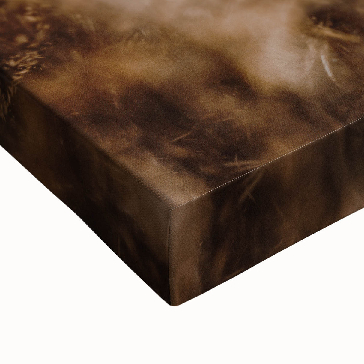 Large art featuring a black and white landscape painting on stretched canvas, ideal for bedroom wall decor.