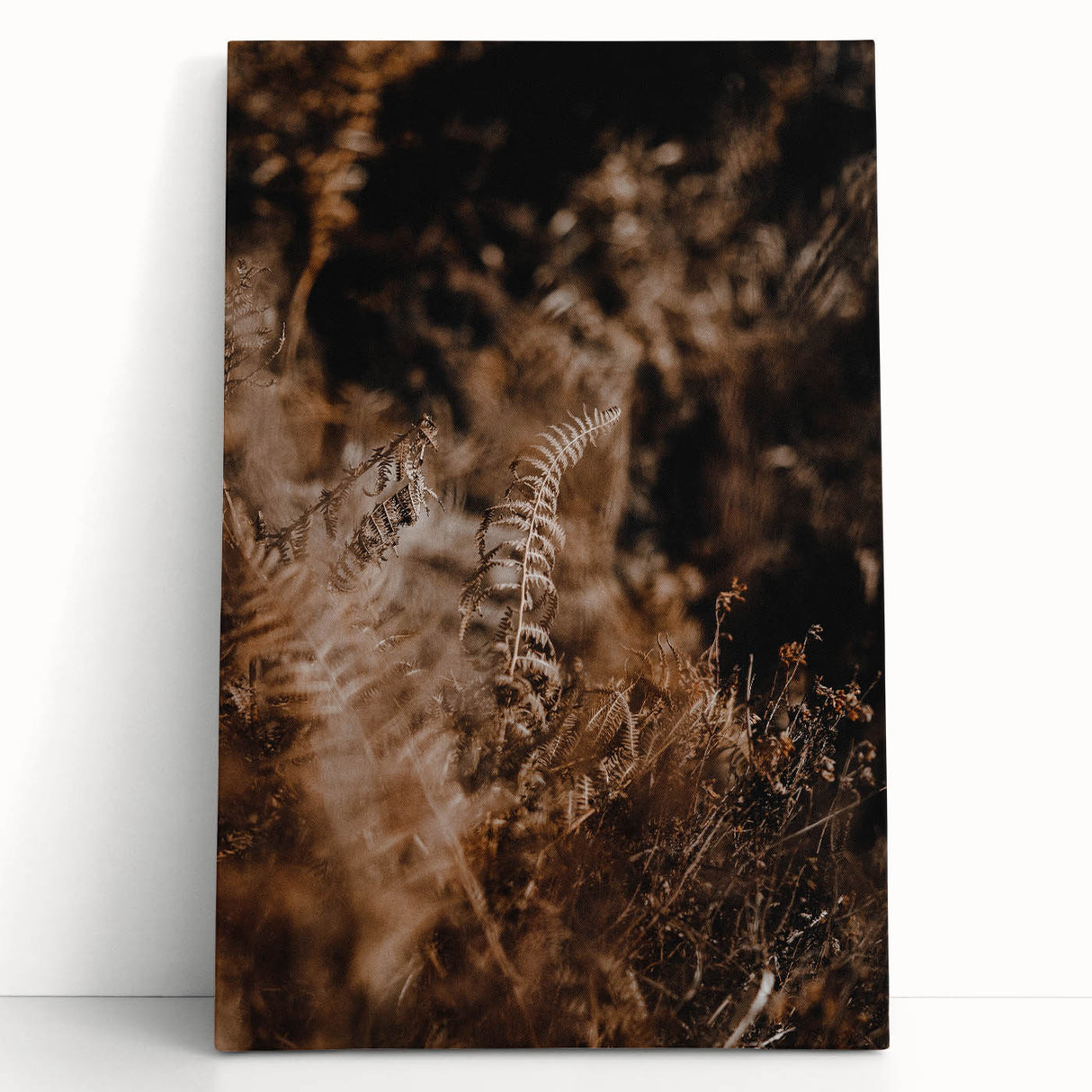 Large black and white abstract tree design on stretched canvas, ideal for kitchen wall art or bedroom ambiance.